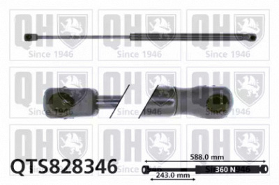 QUINTON HAZELL qts828346 -  Газовая пружина, капот